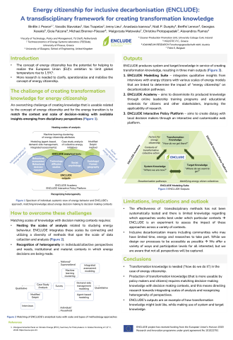 Poster on ENCLUDE for the ERSS 2022 conference 