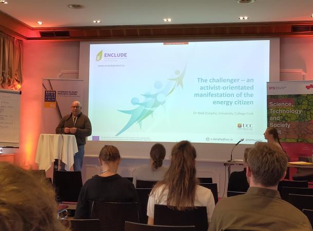 Nial Dunphy at the STS Graz 2022 conference